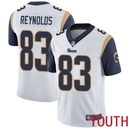 Los Angeles Rams Limited White Youth Josh Reynolds Road Jersey NFL Football #83 Vapor Untouchable